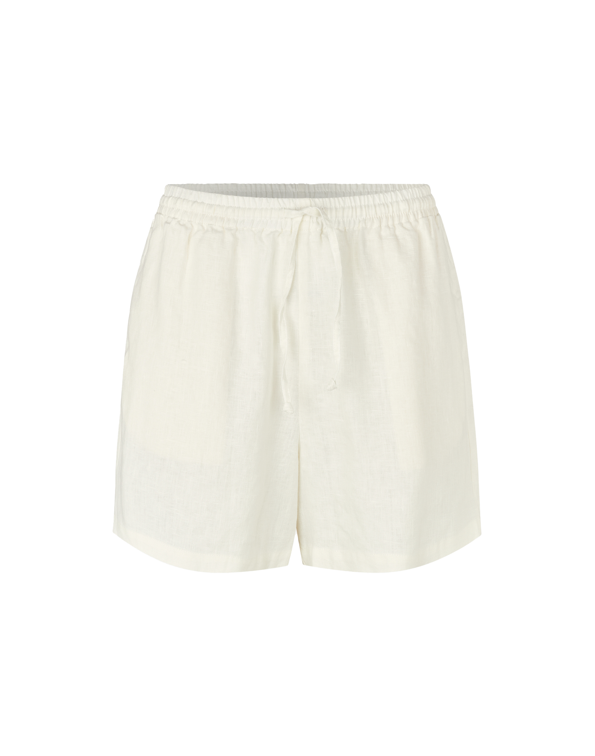 SAMSOE SAMSOE Maren Shorts in Weiß, Ansicht Frontal