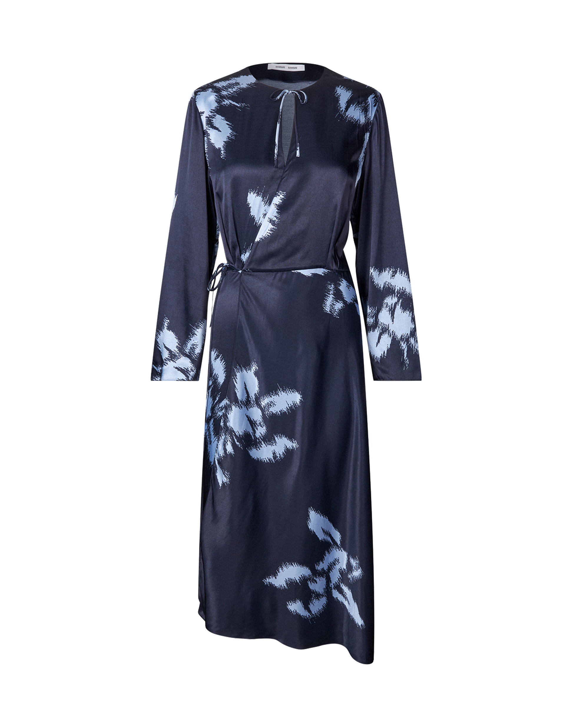 SAMSOE SAMSOE Sahilda Kleid in Blau, Ansicht Frontal