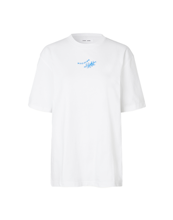 SAMSOE SAMSOE Sawind T-Shirt in Weiß, Ansicht Frontal