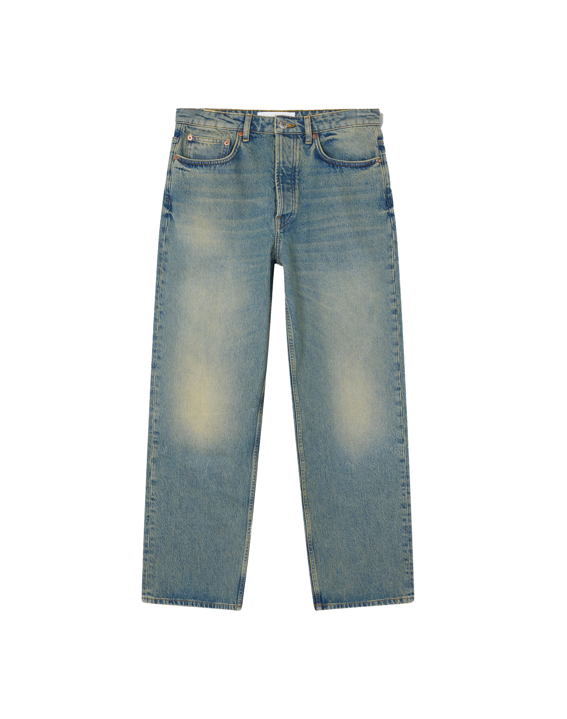 Samsoe Samsoe Shelly Jeans in der Waschung Grime, Ansicht Frontal