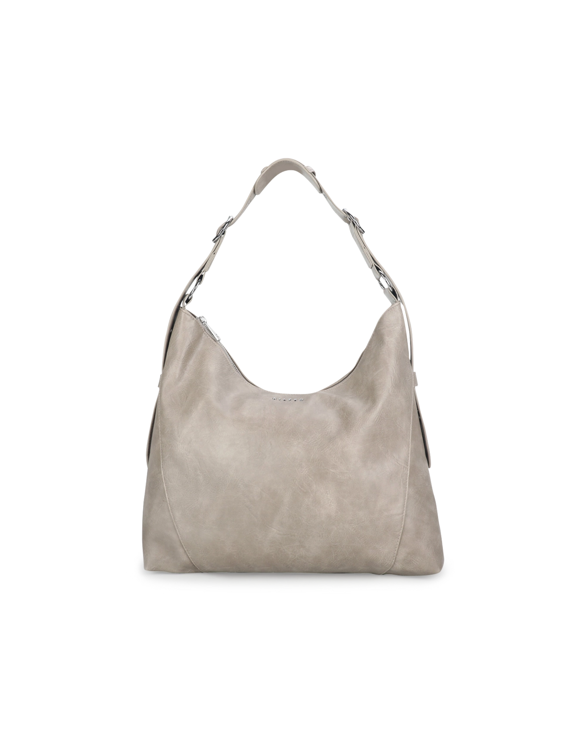 Silfen Ellie Crossybody Tasche in Grau, Ansicht Frontal