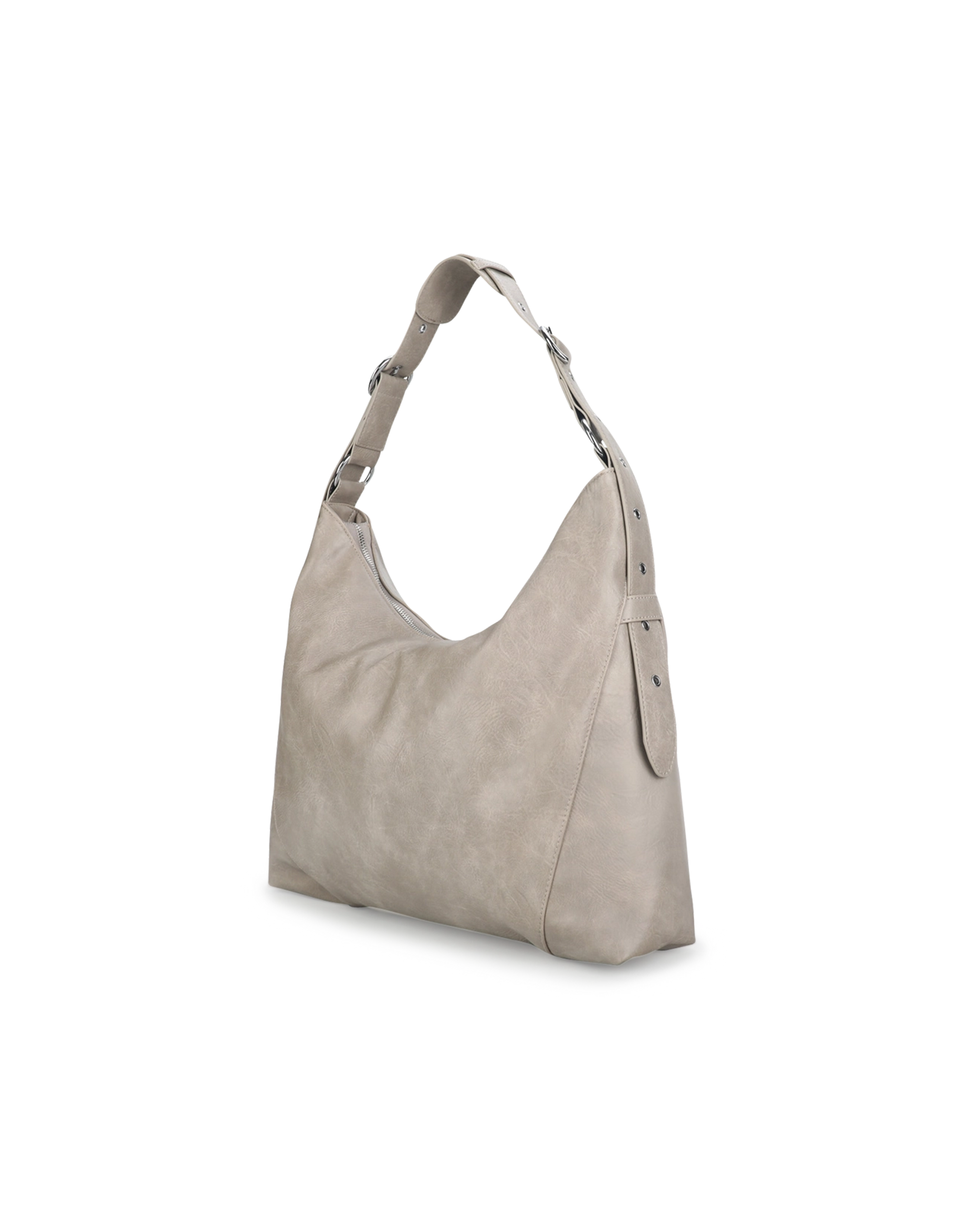 Silfen Ellie Crossybody Tasche in Grau, Ansicht Seite