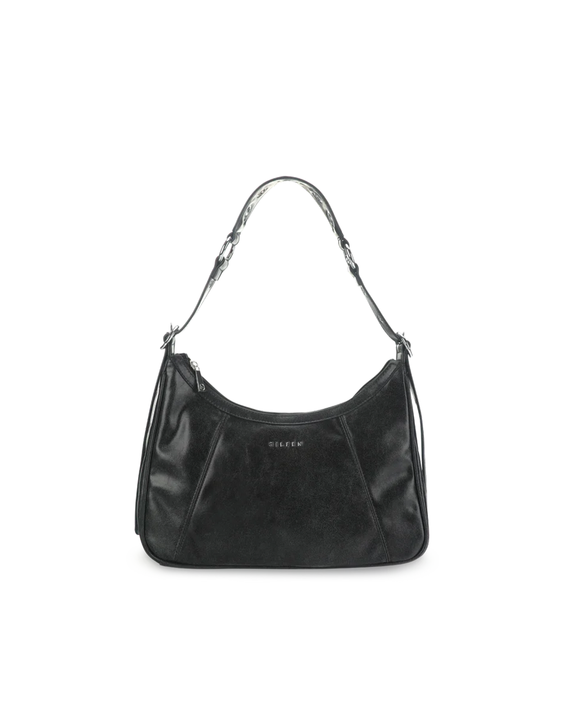 Silfen Filippa Tasche in Dark Grey, Frontal