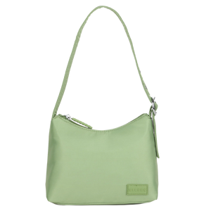 Silfen Studio Ulla Handtasche in grün, Ansicht frontal
