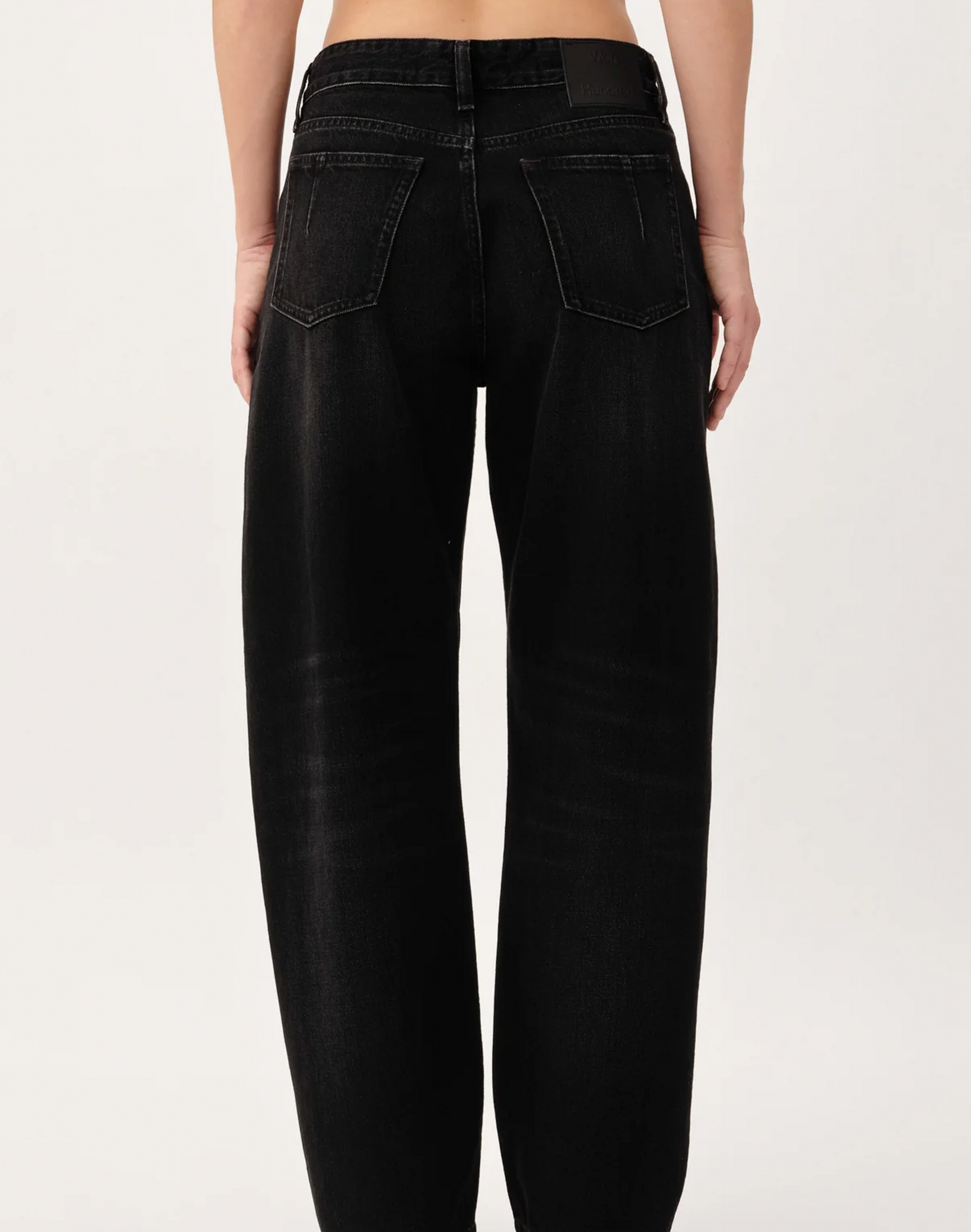 Won Hundred Alexandra Jeans in Original Black, Tragebild Hinten