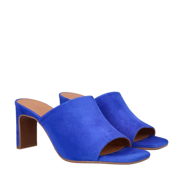 BILLIBI Slip On Sandale mit Absatz, blau