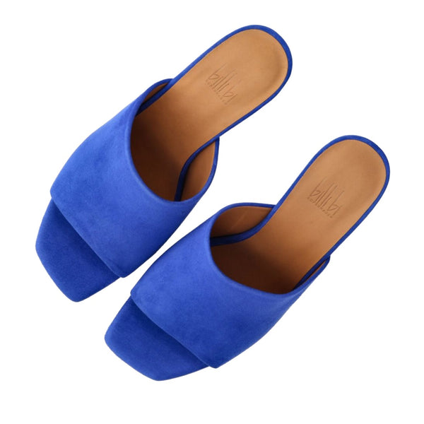 BILLIBI Slip On Sandale mit Absatz, blau