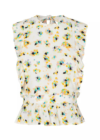 Modström Dane Top mit Blumenmuster, Ansicht vorne