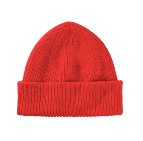 LE BONNET Beanie, Rot / Crimson