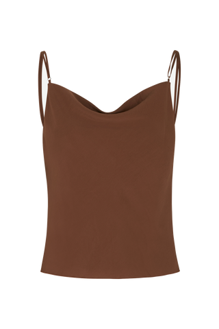 SAMSOE SAMSOE Fredericka Top, braun